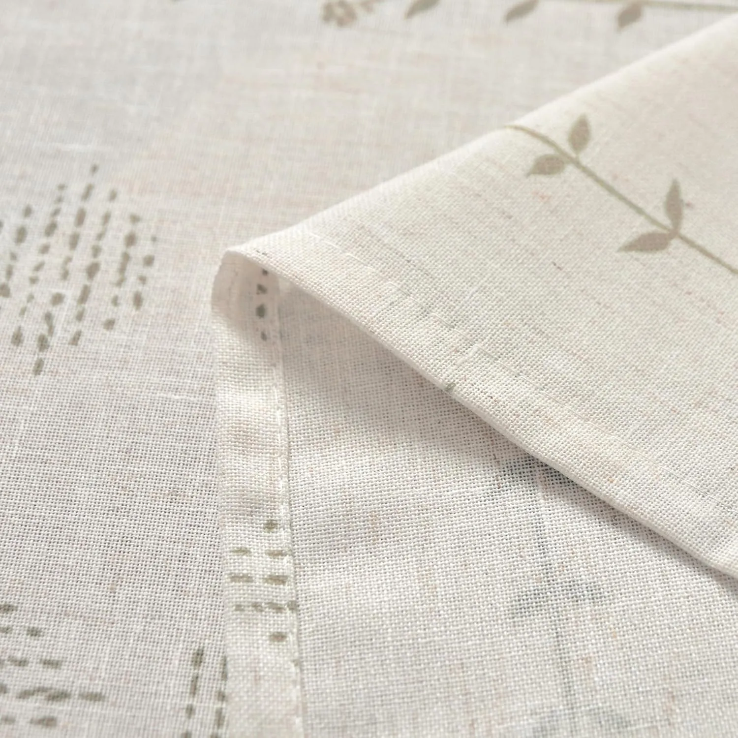 Small Window Curtains for Kitchen,Farmhouse Sheer Whimsical Boho Half Curtains for Windows,Tan Beige