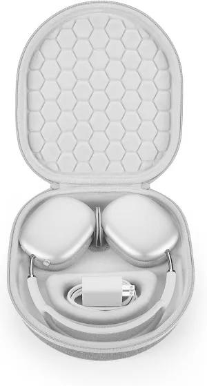 Smart Case for New Apple AirPods Max Supports Sleep Mode, Hard Organizer Portable Carry Travel Cover Storage Bag
