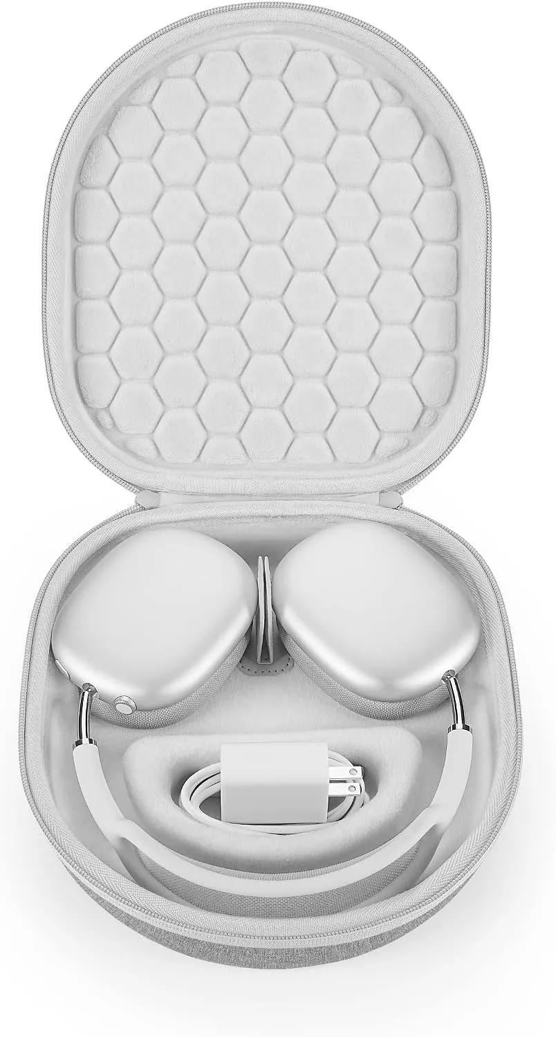 Smart Case for New Apple AirPods Max Supports Sleep Mode, Hard Organizer Portable Carry Travel Cover Storage Bag