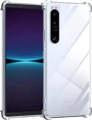 Sony Xperia 1 IV Case Clear Silicone Slim Shockproof Gel Cover