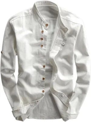Soulona Katana Shirt,Premium LinenJapan Style Shirt,Soulona Men's Katana Japan Style Shirt