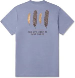 Southern Marsh Men's SEAWASH Waterfowl Feathers T-Shirt, Short Sleeve Tee