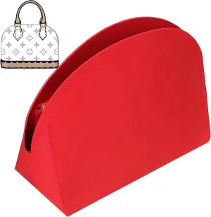 Soyizom Felt Purse Organizer Insert for Tote, Fits Alma BB PM, Red