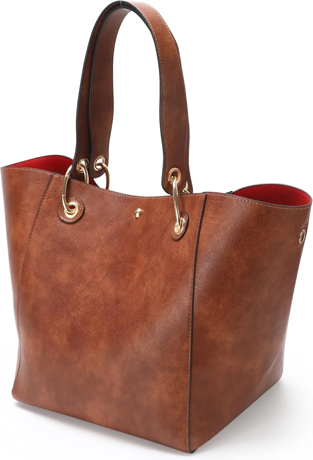 sqlp Large Work Tote Bag for Women Designer Purses and Handbags Big Bucket bags Ladies Travel Crossbody Purse Fuchsia