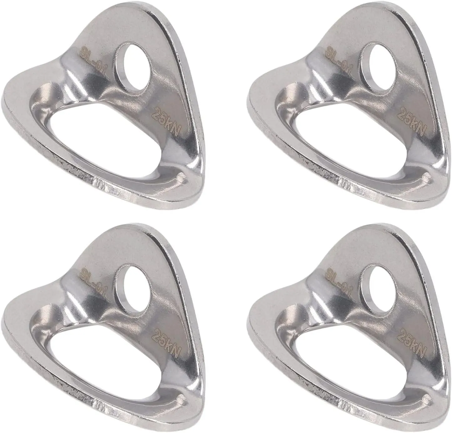 Stainless Steel Rock Screw/10 Holder Hangers, Climbing Anchors for Rock Climbing Accessories