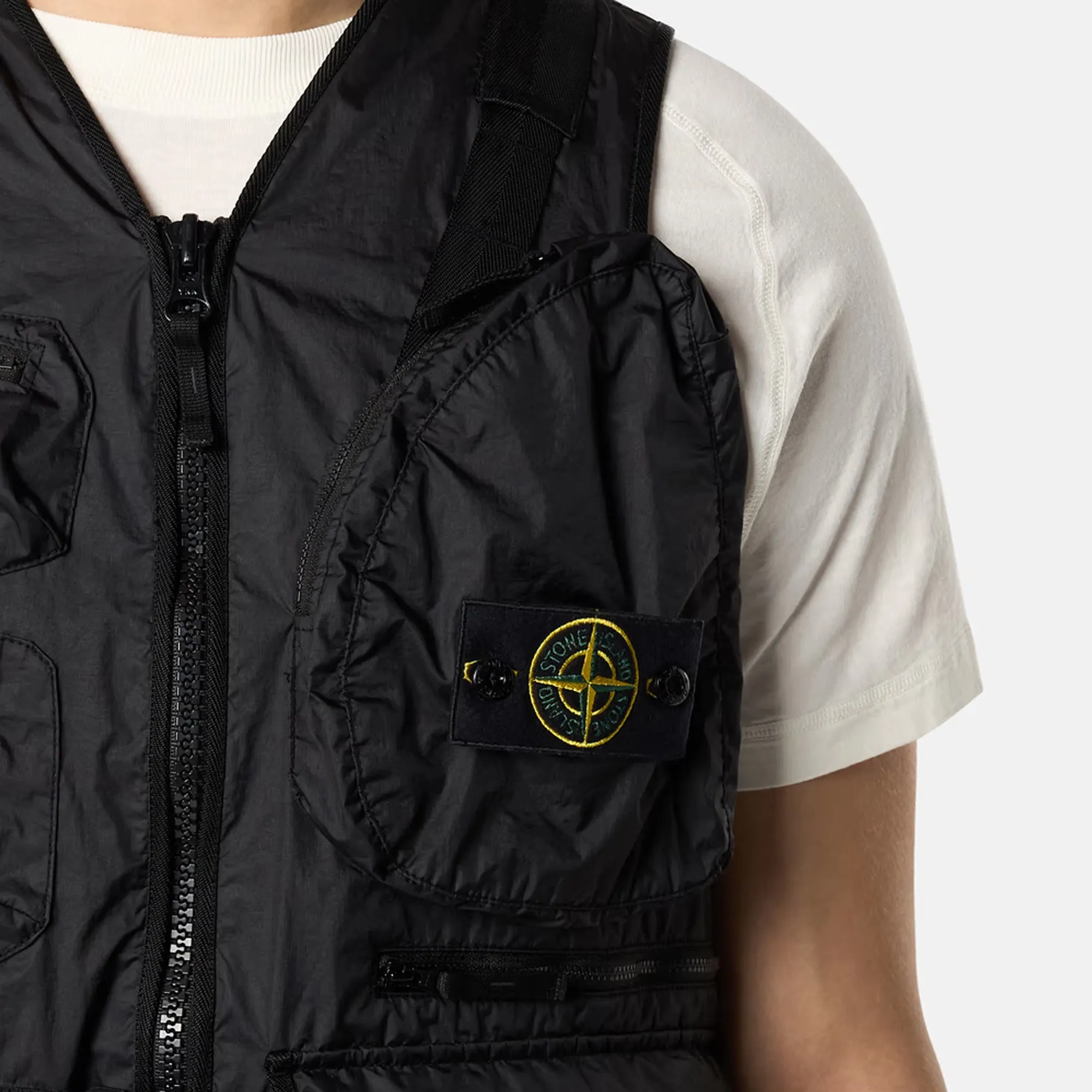 Stone Island Mens Membrana 3L TC Utility Vest