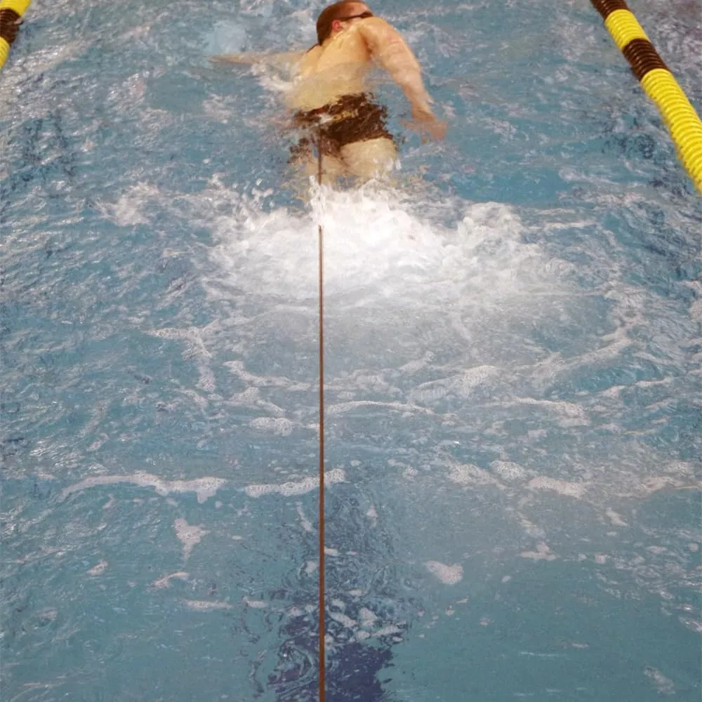 StretchCordz Long Belt Slider Swim Resistance Belt - Improve Strength, Stamina & Stroke Technique - 4 Levels