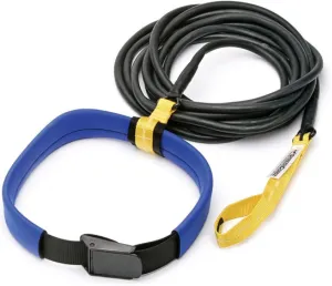 StretchCordz Long Belt Slider Swim Resistance Belt - Improve Strength, Stamina & Stroke Technique - 4 Levels