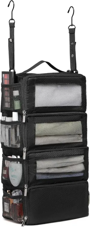 Suitcase Organizer Travel Bags Organizer for Luggage Compression Hanging Packing Cubes for Travel Carry on Closet (Bag Only)