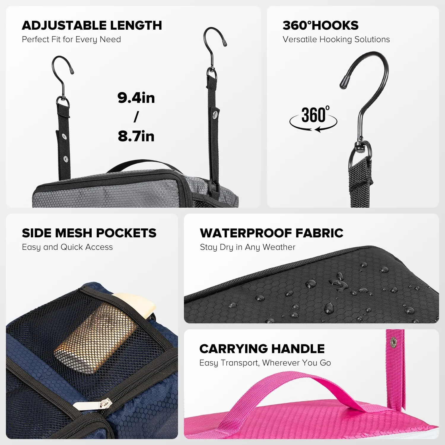 Suitcase Organizer, Travel Luggage Organizer Hanging Shelves Packing Cube Closet/Collapsible Portable Travel Organizer for Carry-on