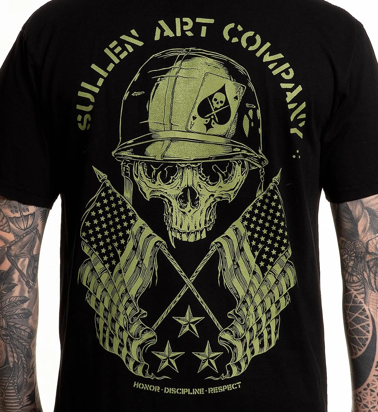 Sullen Men's GI Badge Memorial Day Capsule Tattoo Lifestyle Graphic Premium Short Sleeve Tee
