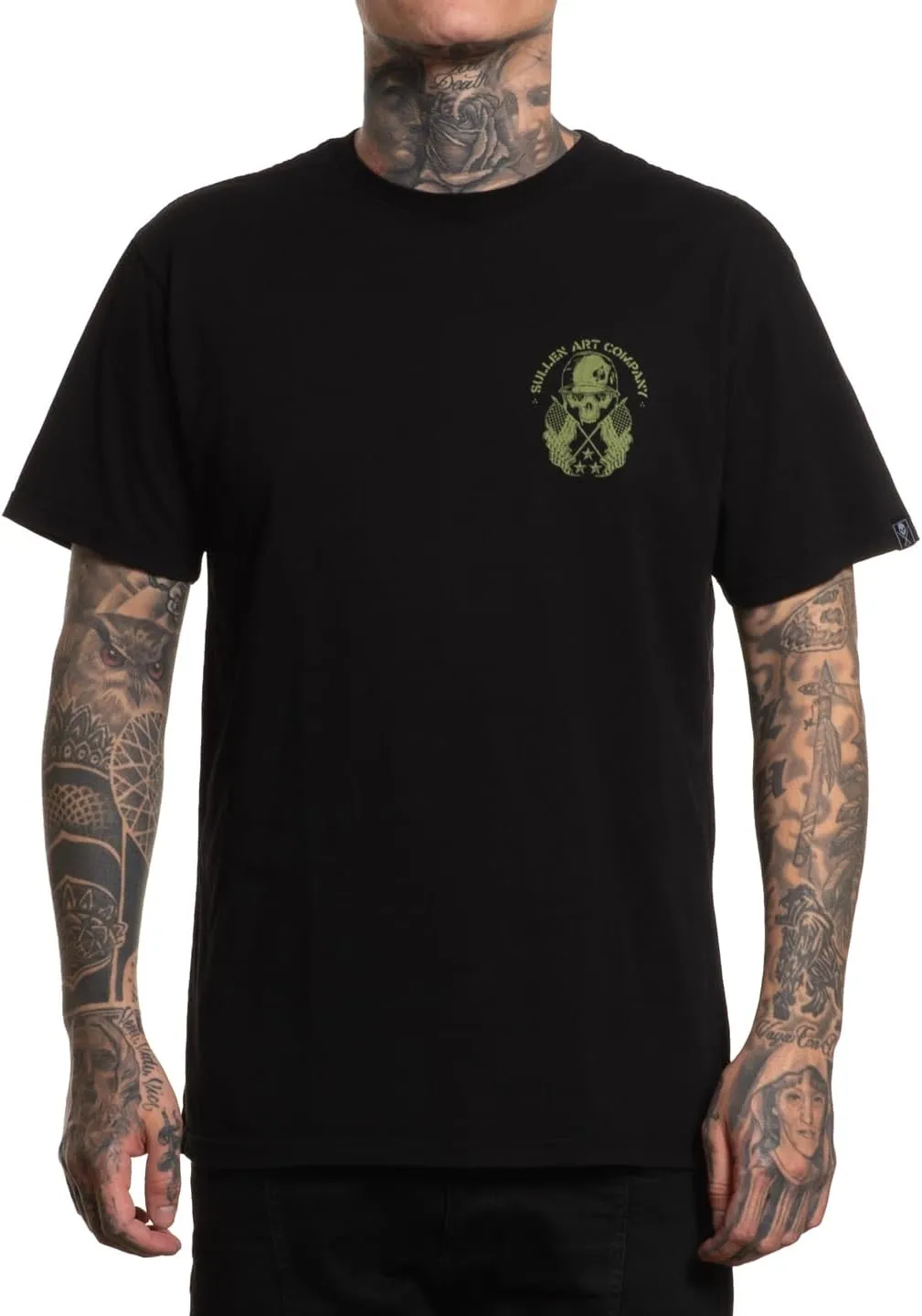 Sullen Men's GI Badge Memorial Day Capsule Tattoo Lifestyle Graphic Premium Short Sleeve Tee