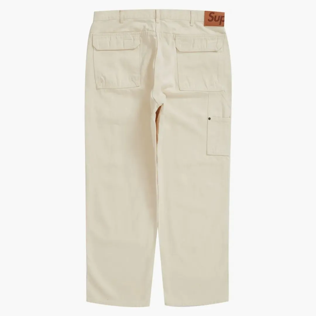 Supreme Double Knee Denim Utility Pant Natural
