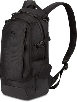 SwissGear 3598 Backpack Narrow Daypack, Black Ballistic, 18-Inch