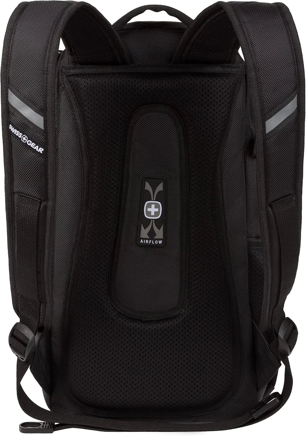 SwissGear 3598 Backpack Narrow Daypack, Black Ballistic, 18-Inch