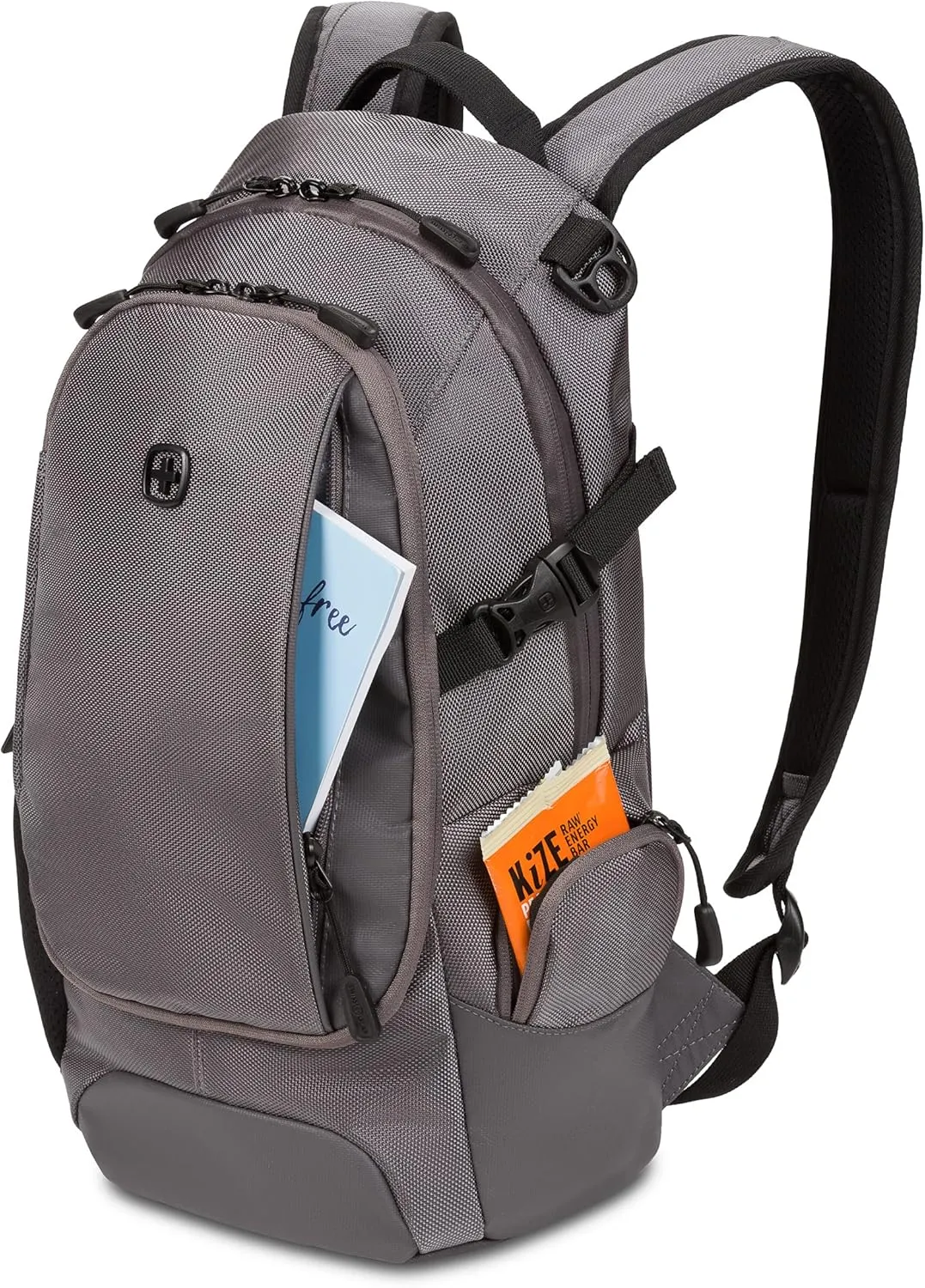 SwissGear 3598 Backpack Narrow Daypack, Grey Ballistic, 18-Inch