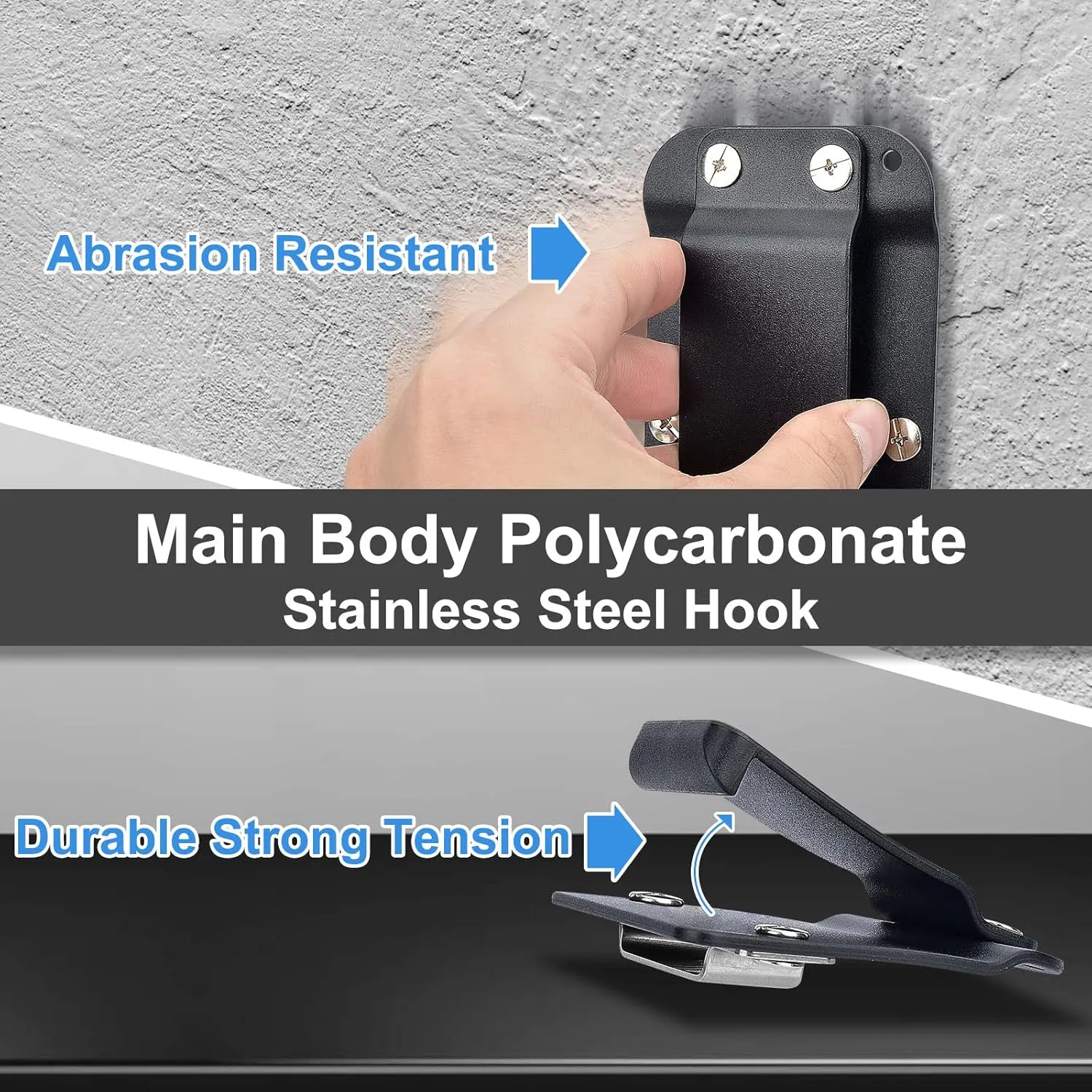 TapeCatcher, Tape Measure Holder for Belt, Low-Profile Tape Measure Belt Clip, Fits up to 2" Tool Belt, Tape Accessories
