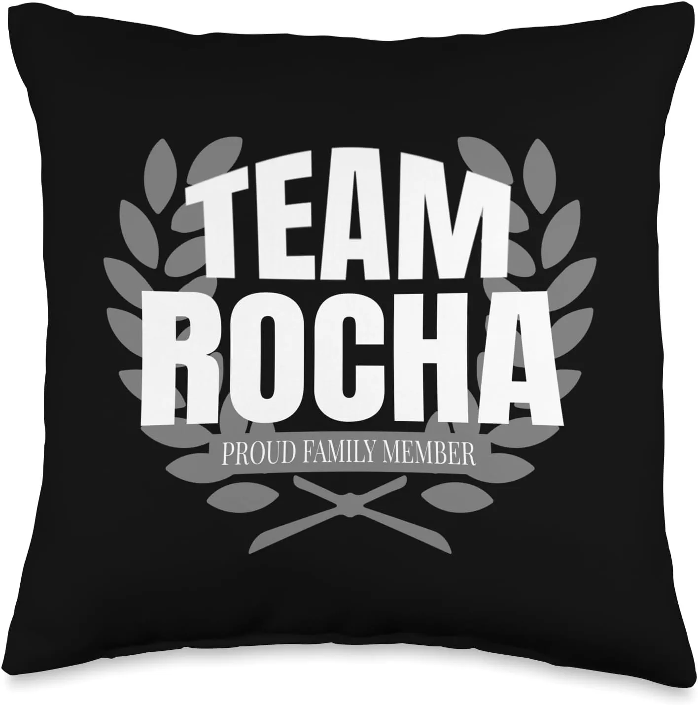 Team Rocha Proud Family Member Rocha Throw Pillow