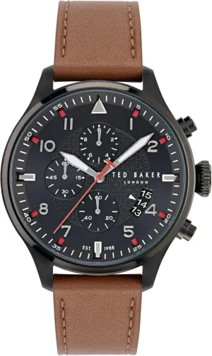 Ted Baker Gents Tan Leather Strap Watch