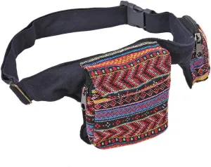 The Collection Royal Handmade Festival Multi-Pocket Waistpack Boho Hippie Waist Bag Hip Bum Running Belt Fanny Pack Travel Utility Belt