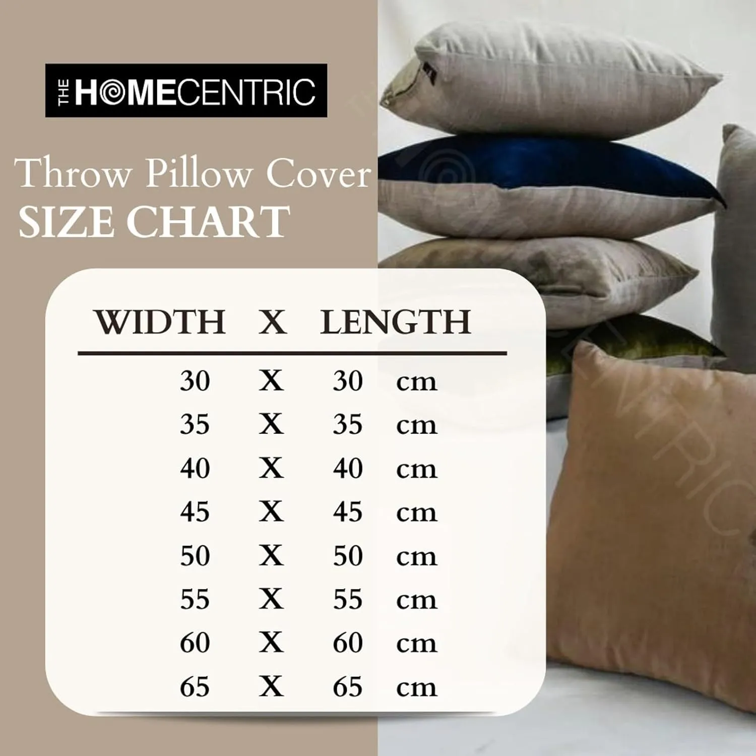 The HomeCentric Pillow Case Zip, Beige & Gold 14"x14" (35x35 cm) Cushion Cover, Linen Zardozi Embroidery Throw Pillow Cover for Sofa, Abstract Pattern Modern Easter - Gold Twinkling