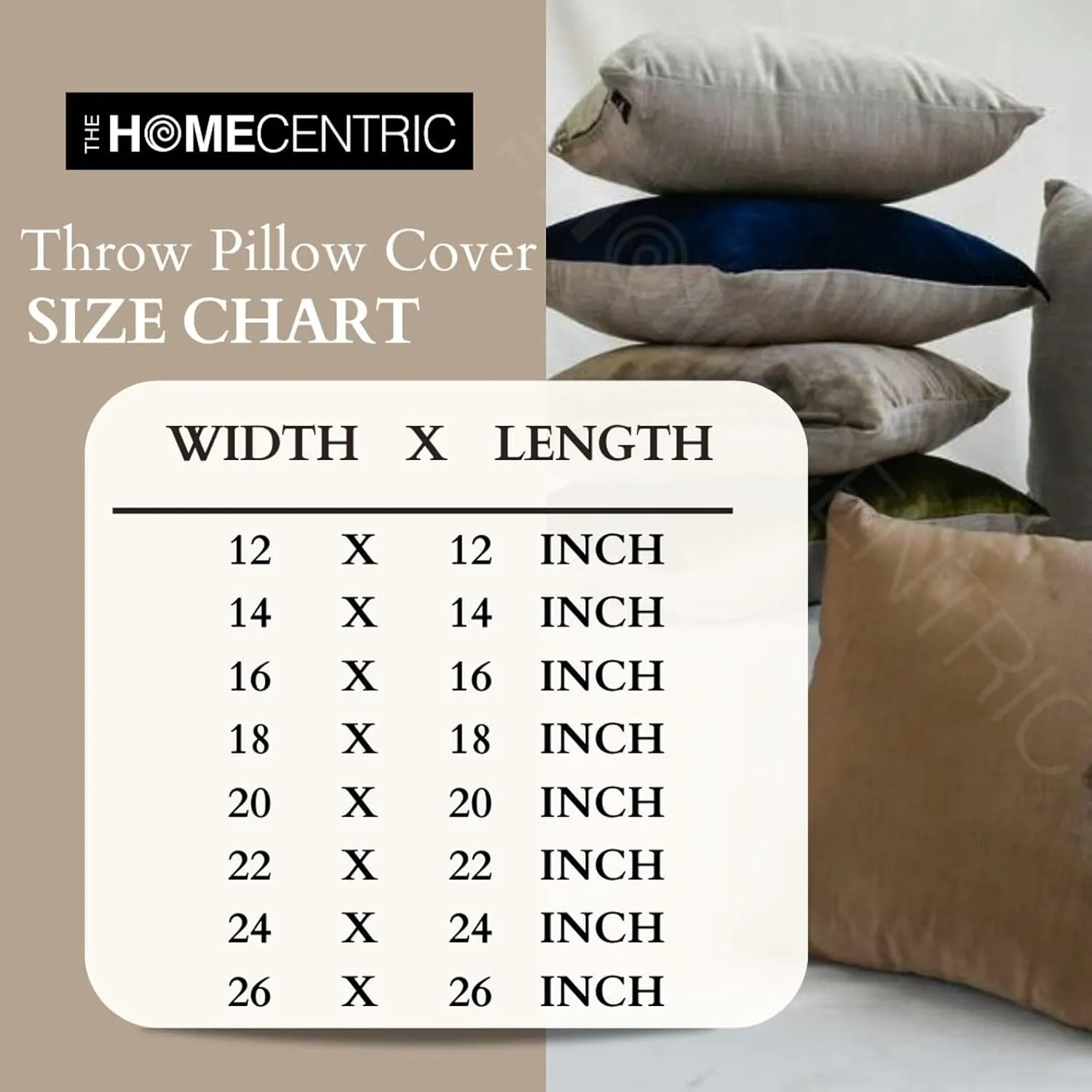 The HomeCentric Pillow Case Zip, Beige & Gold 14"x14" (35x35 cm) Cushion Cover, Linen Zardozi Embroidery Throw Pillow Cover for Sofa, Abstract Pattern Modern Easter - Gold Twinkling