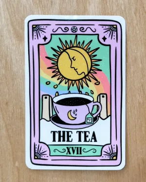 The Tea Tarot Card Sticker