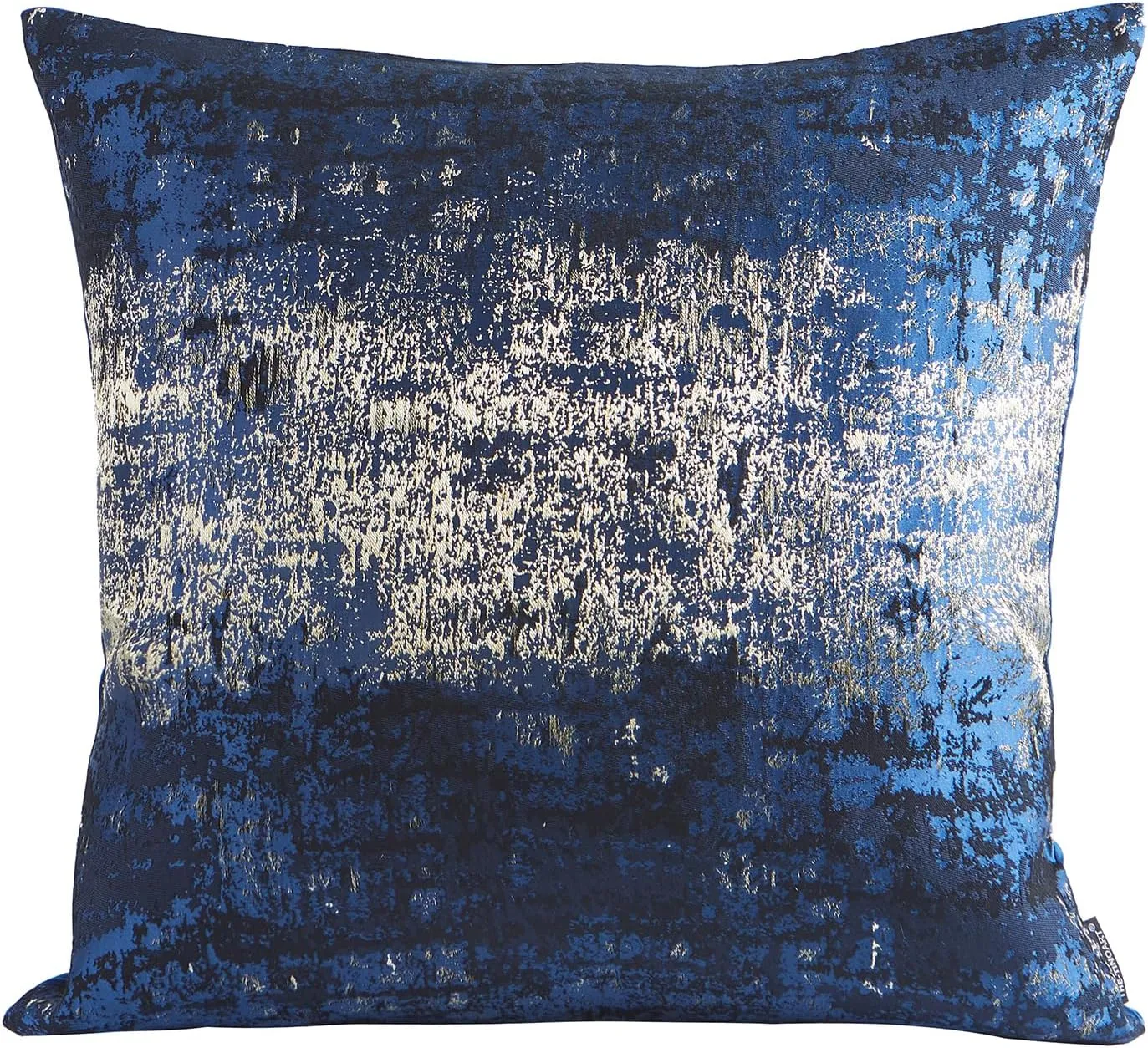 THE-TINOART Navy Throw Pillows Cover Subtle Sprinkling of Gold Decorative Square Pillowcase 20" x 20" Luxury Couch Accent Cushion Covers for Home Decoration 1Piece