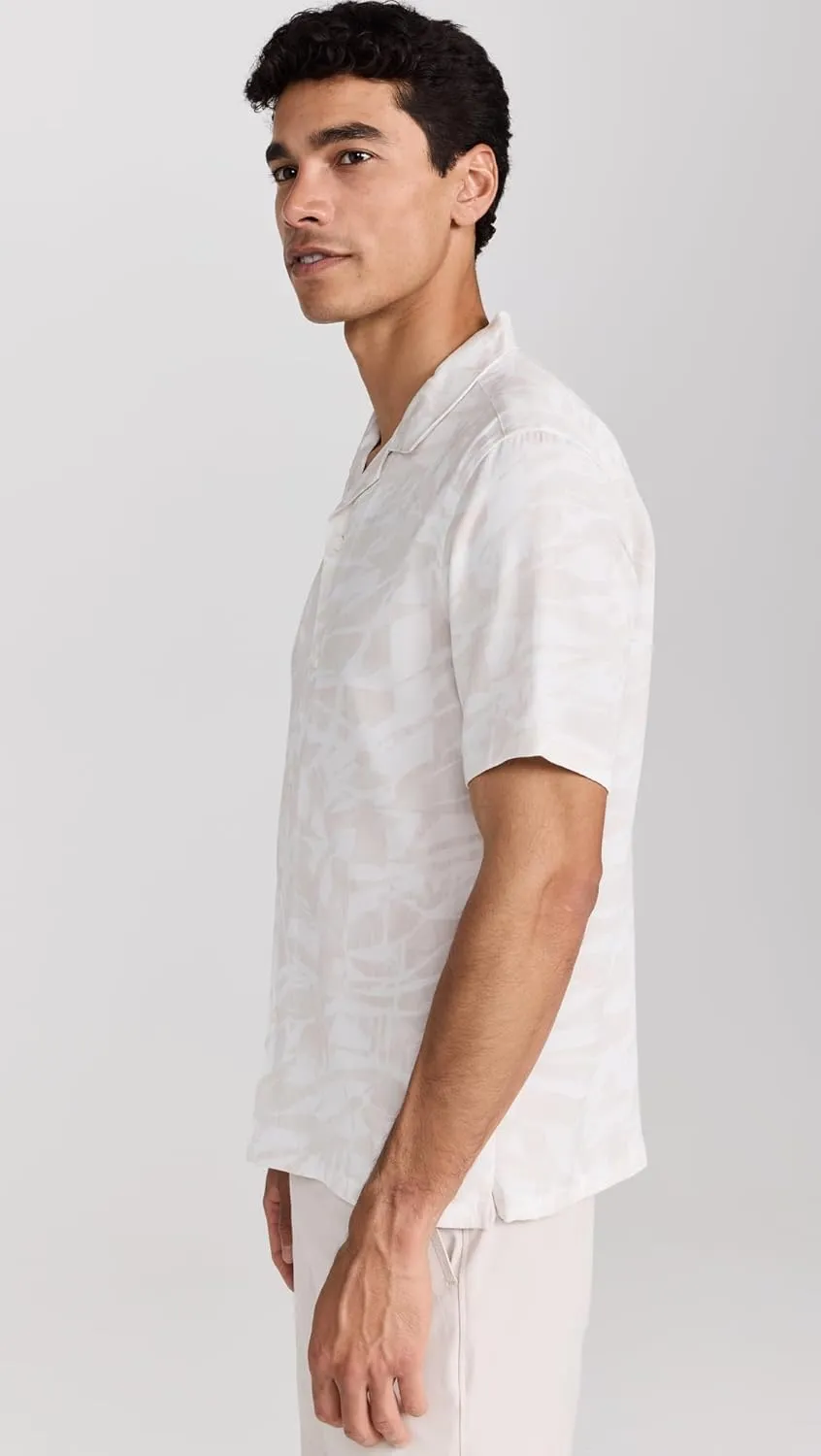 Theory Men's Irving Printed Linen Shirt