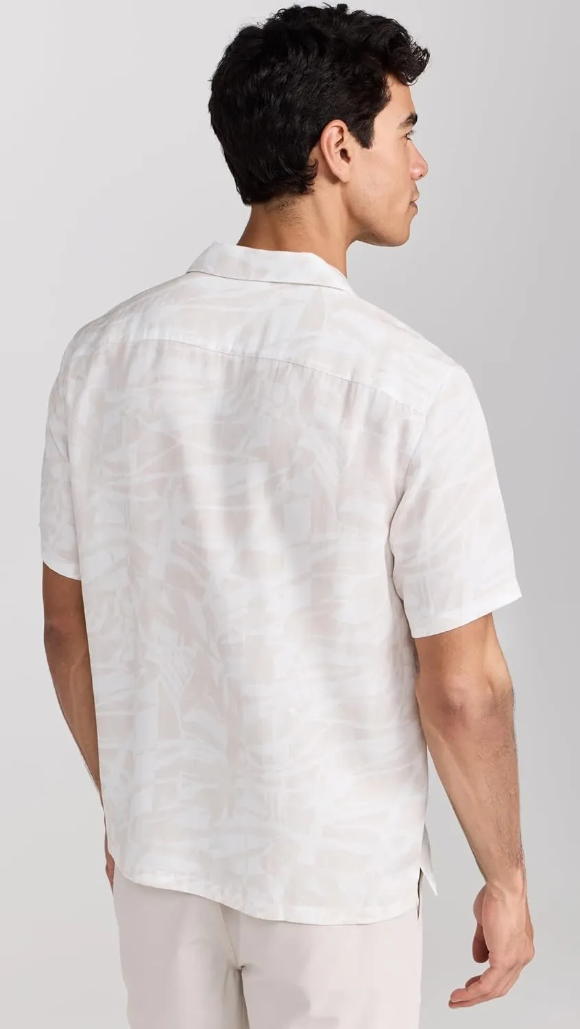 Theory Men's Irving Printed Linen Shirt