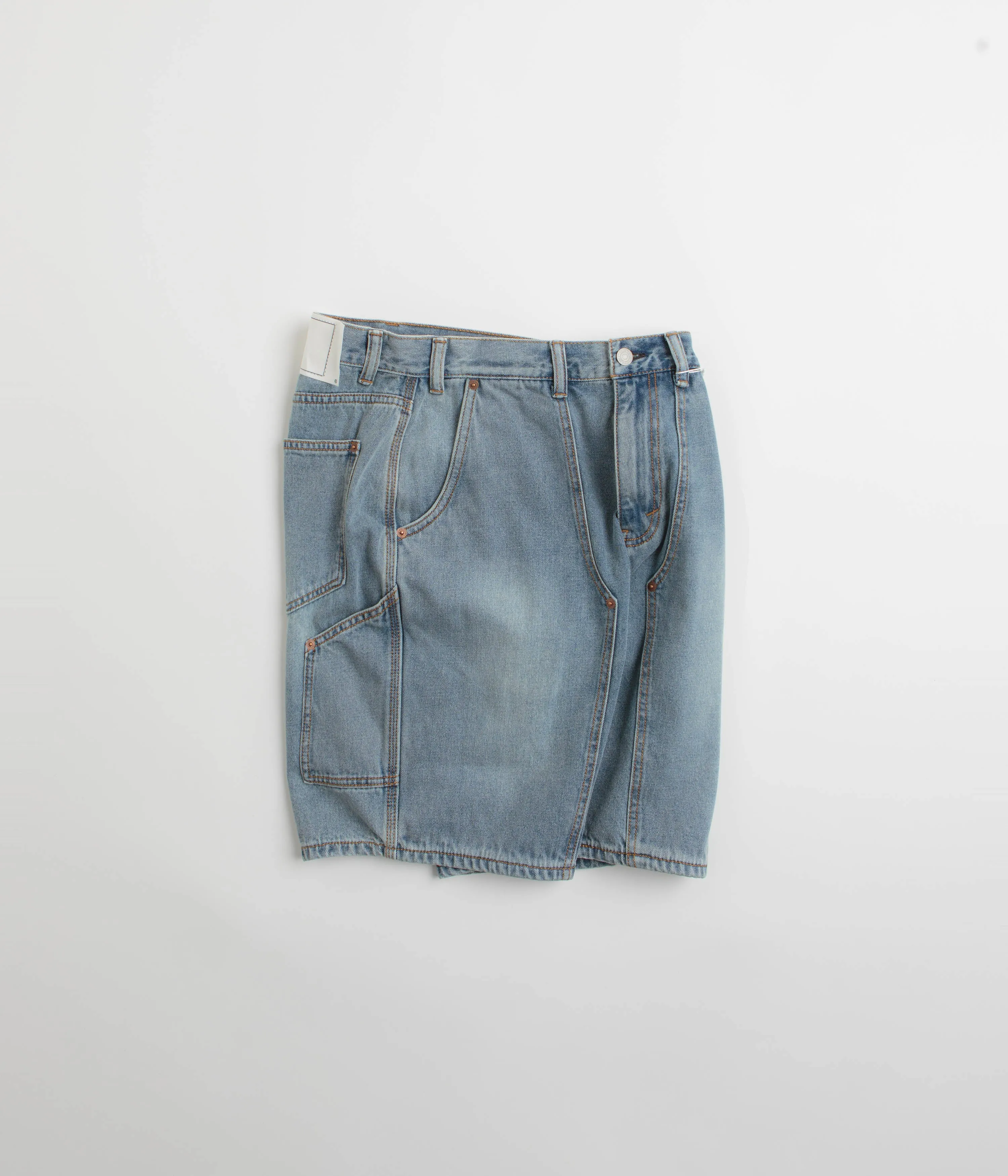 thisisneverthat Denim Carpenter Shorts - Washed Blue