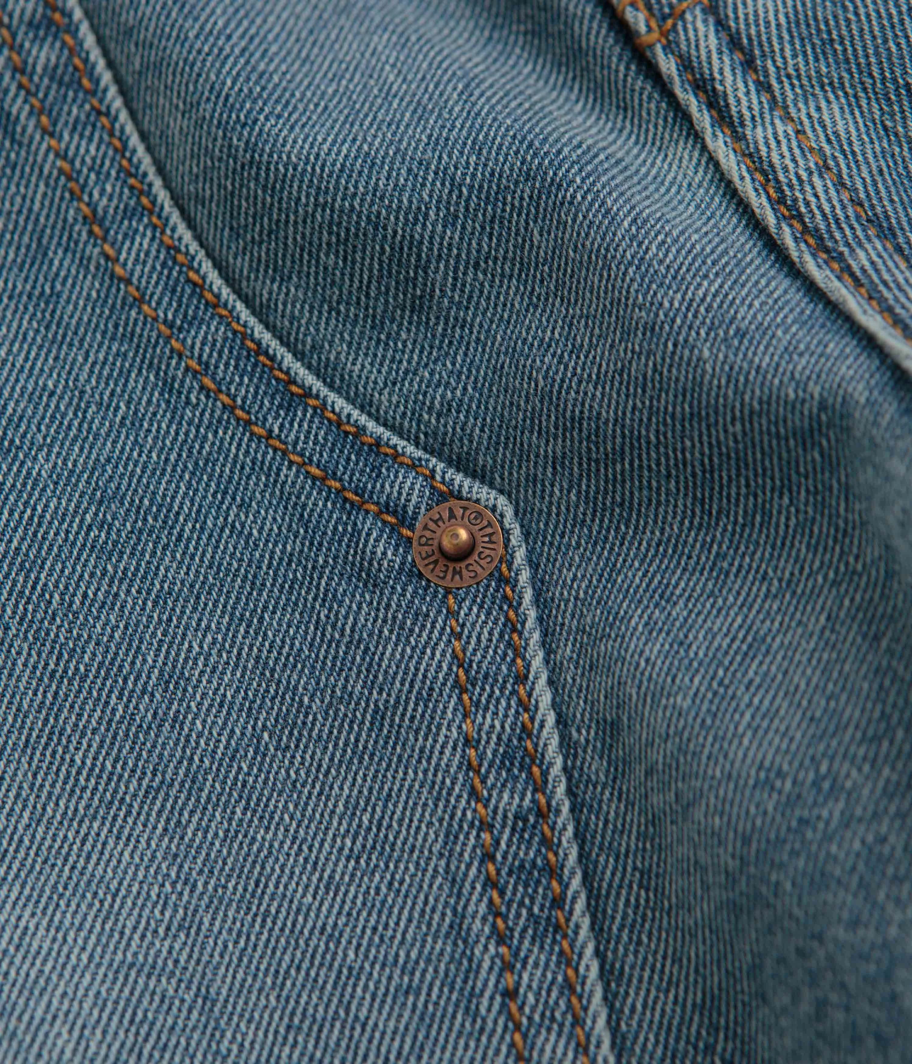 thisisneverthat Denim Carpenter Shorts - Washed Blue