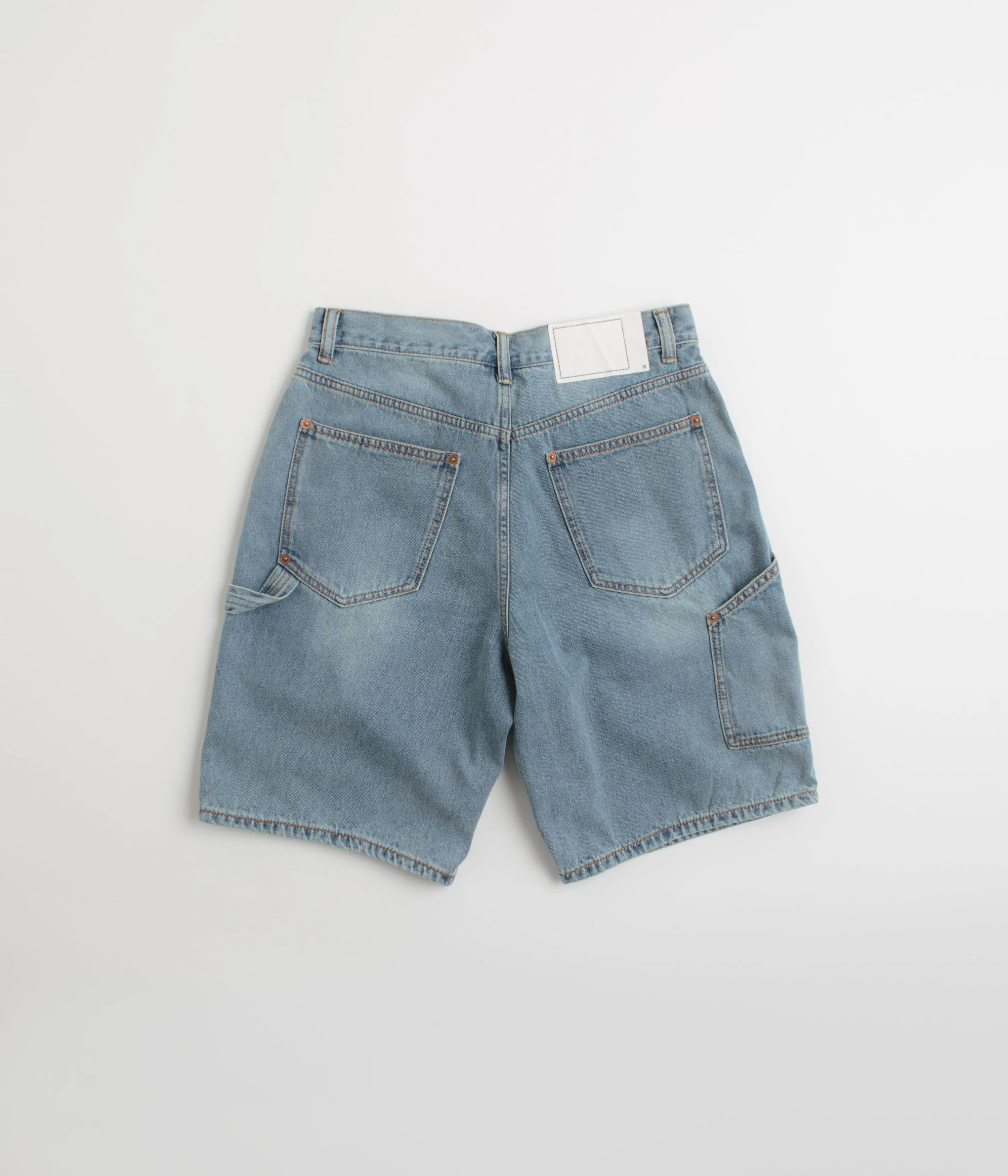 thisisneverthat Denim Carpenter Shorts - Washed Blue