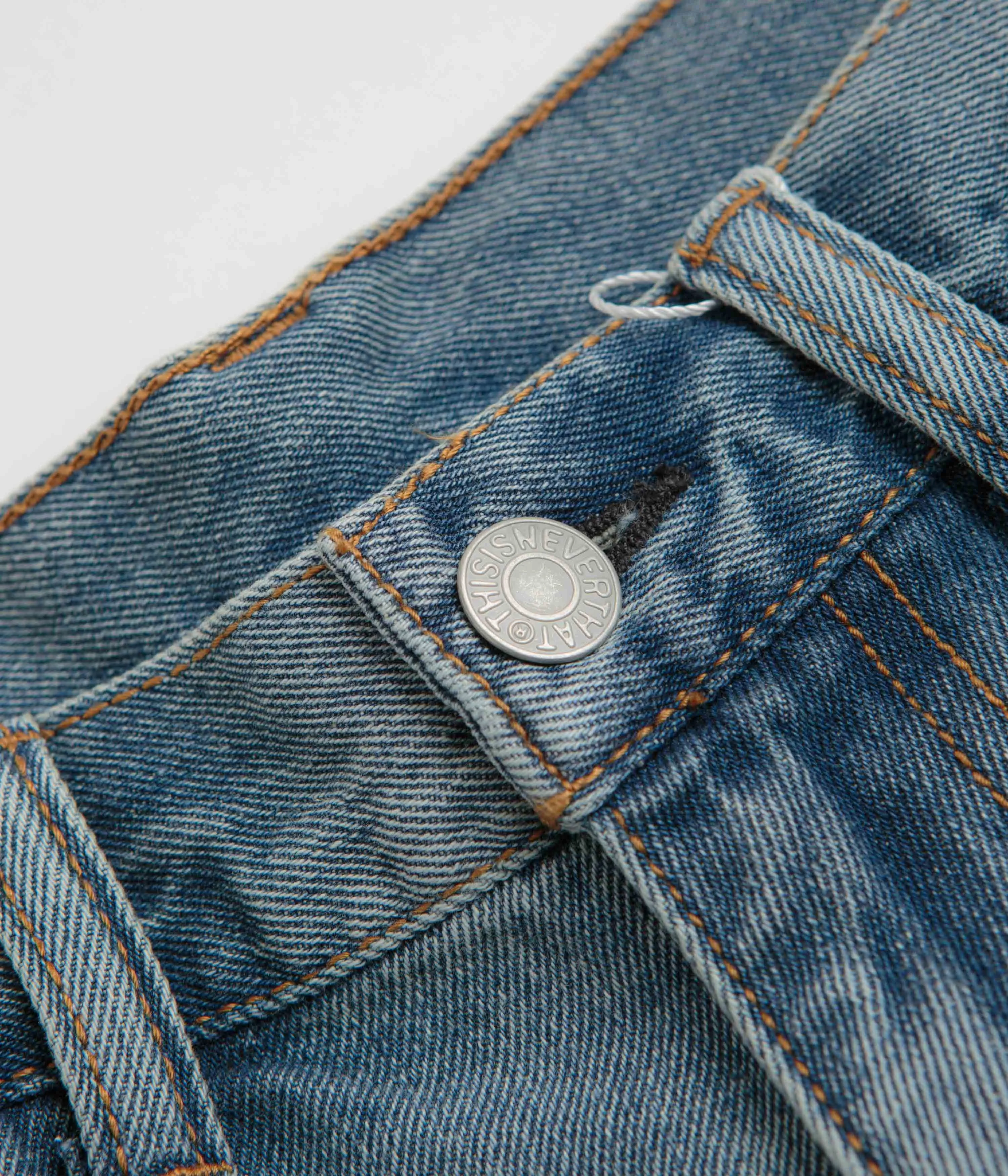 thisisneverthat Denim Carpenter Shorts - Washed Blue