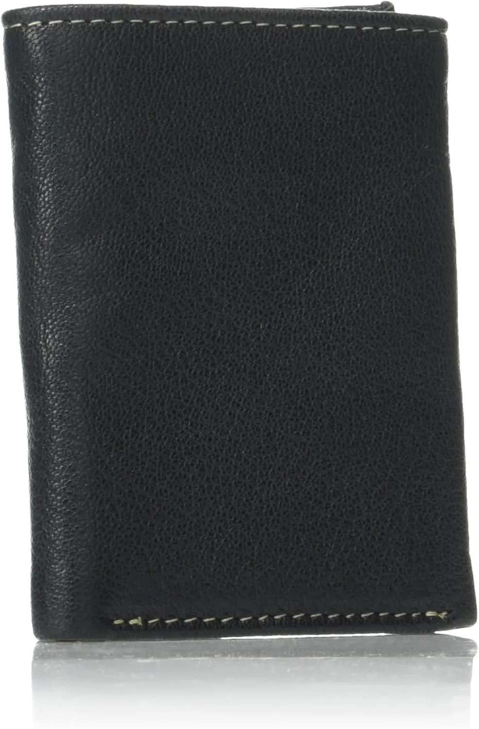 Timberland Men's Genuine Leather Rfid Blocking Trifold Wallet, Black, One Size