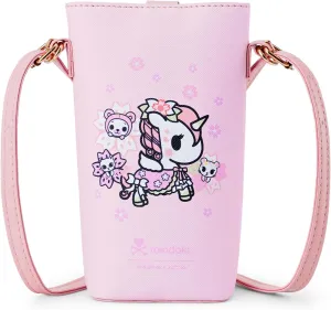 Tokidoki Unicorno Small Crossbody Bag for Women, Mini Cell Phone Purses kawaii Leather Wallet Bag with Crossbody Strap