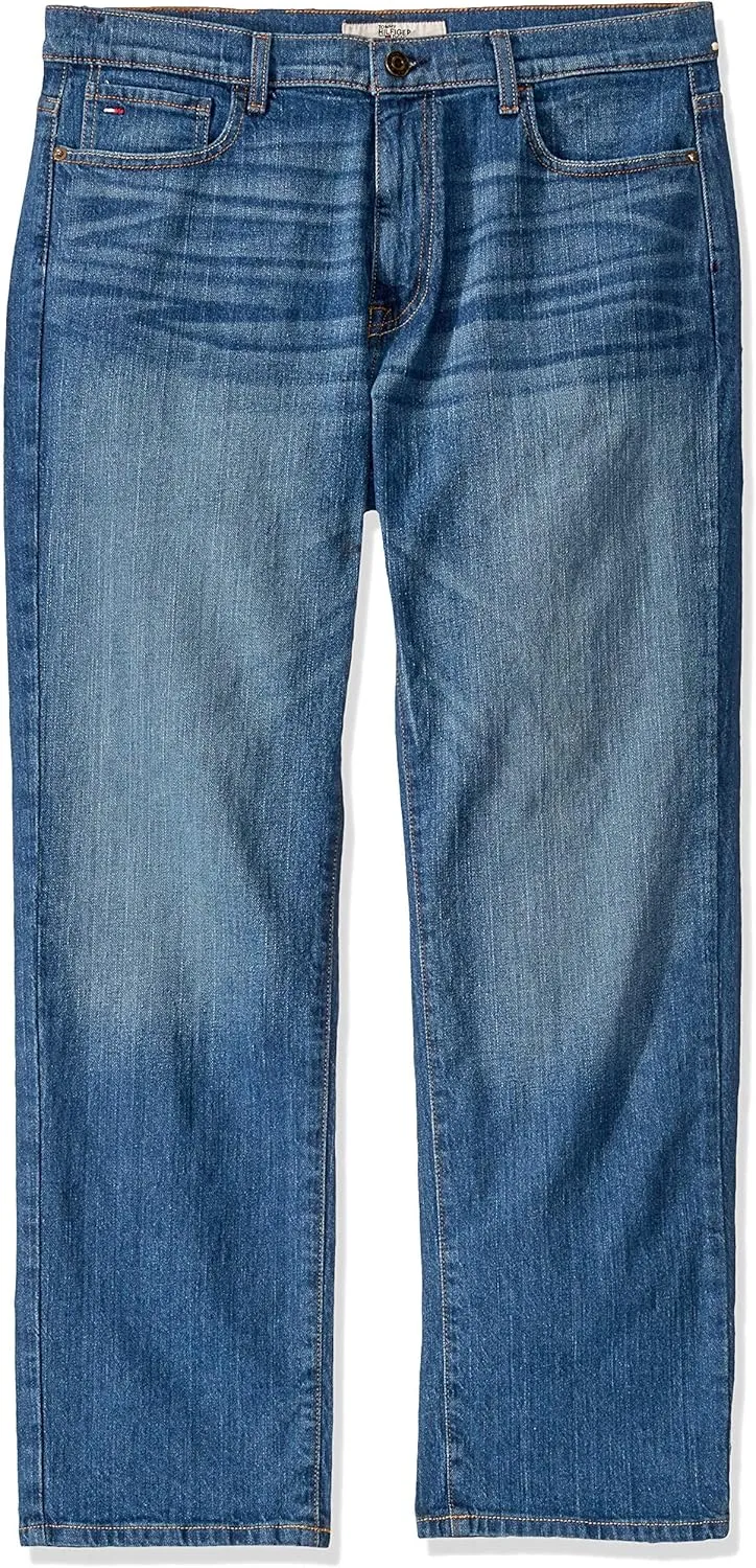 Tommy Hilfiger Men's Relaxed Fit Stretch Jeans