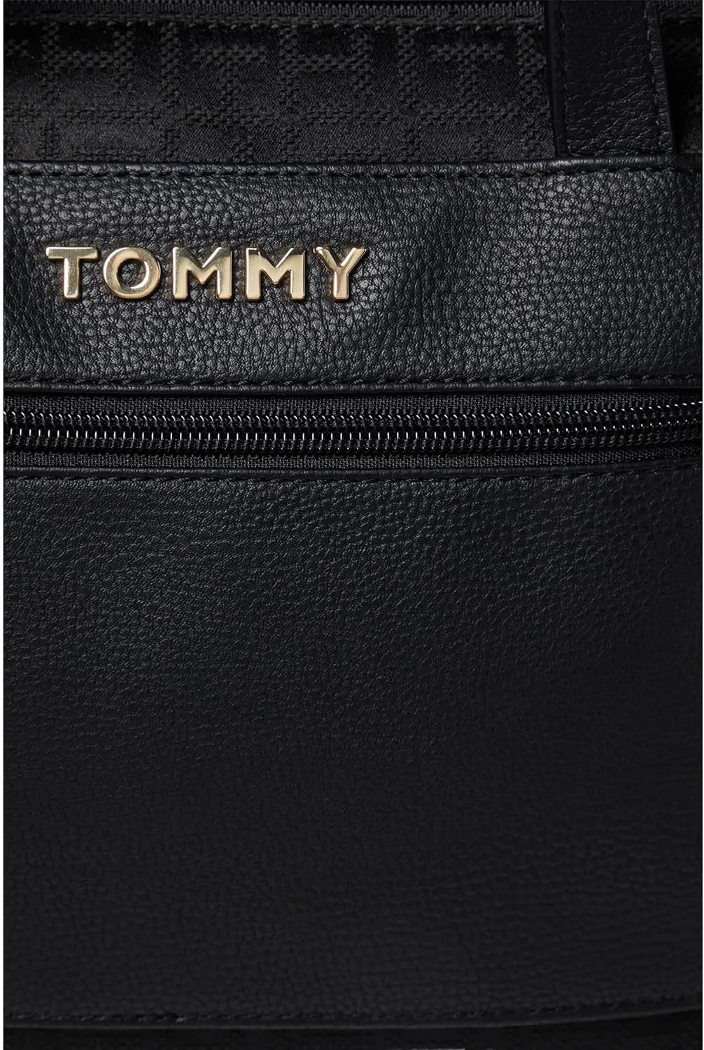 Tommy Hilfiger Women's Alexis Ii Convertible Top Zip Satchel Geometric Jacquard