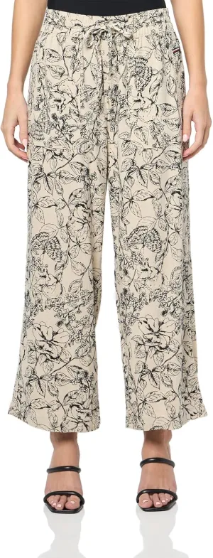 Tommy Hilfiger Women's Easy Drawstring Waist Linen Blend Pant