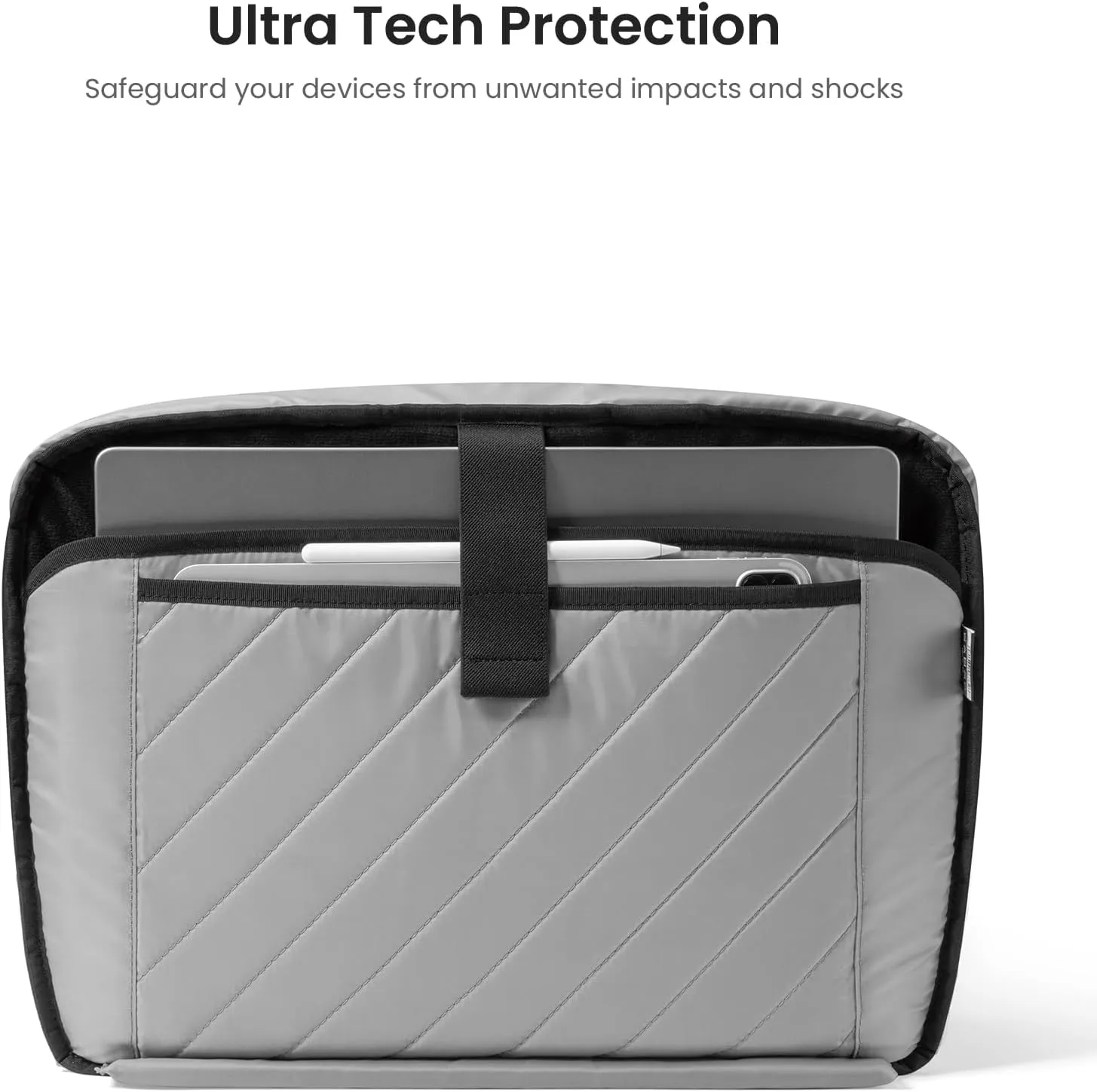 tomtoc Multi-functional Laptop Briefcase Business Shoulder Bag Fits up to 15.6 Inch Dell Acer ASUS Lenovo HP Samsung Universal Laptop NoteBook, Water-Repellent Protective Laptop Messenger Computer Bag