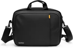 tomtoc Multi-functional Laptop Briefcase Business Shoulder Bag Fits up to 15.6 Inch Dell Acer ASUS Lenovo HP Samsung Universal Laptop NoteBook, Water-Repellent Protective Laptop Messenger Computer Bag