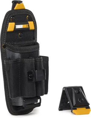 ToughBuilt - Technician Pouch - Pockets & Loop, Adjustable Holster, Snug-fit Screwdriver Loops, Secure Multi-Tool Holder Accessory (ClipTech ™ Hub Included)