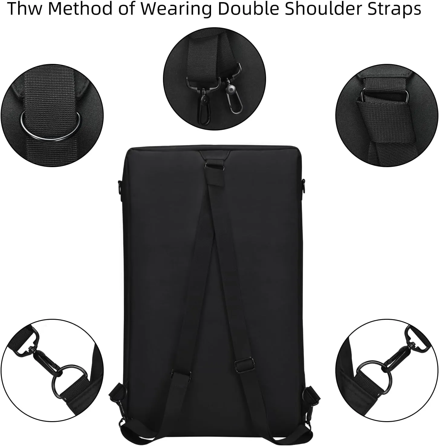 Travel Bag for Pioneer DDJ SR2/SR Roland DDJ 202 Controller and Traktor Kontrol S4 Mk3 with Shoulder Strap Compatible with 22.44 * 13.7 * 3.15 inch DJ controller