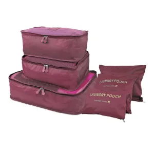 Travel Made Easy: The Premium Twill and Mesh Luggage Organizer Set for Efficient Packing and Organized Travel”