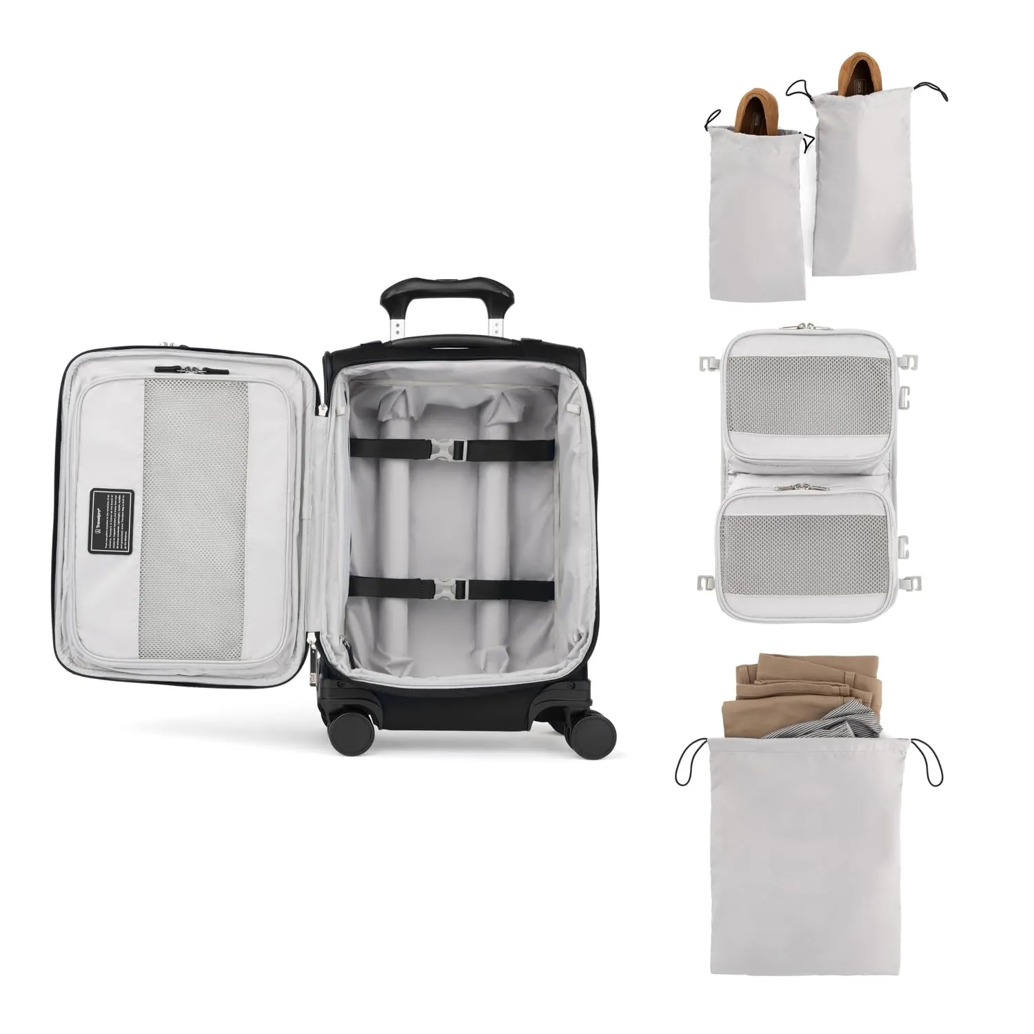 Travelpro Versapack   Lightweight Softside Expandable 20-Inch Carry On Luggage
