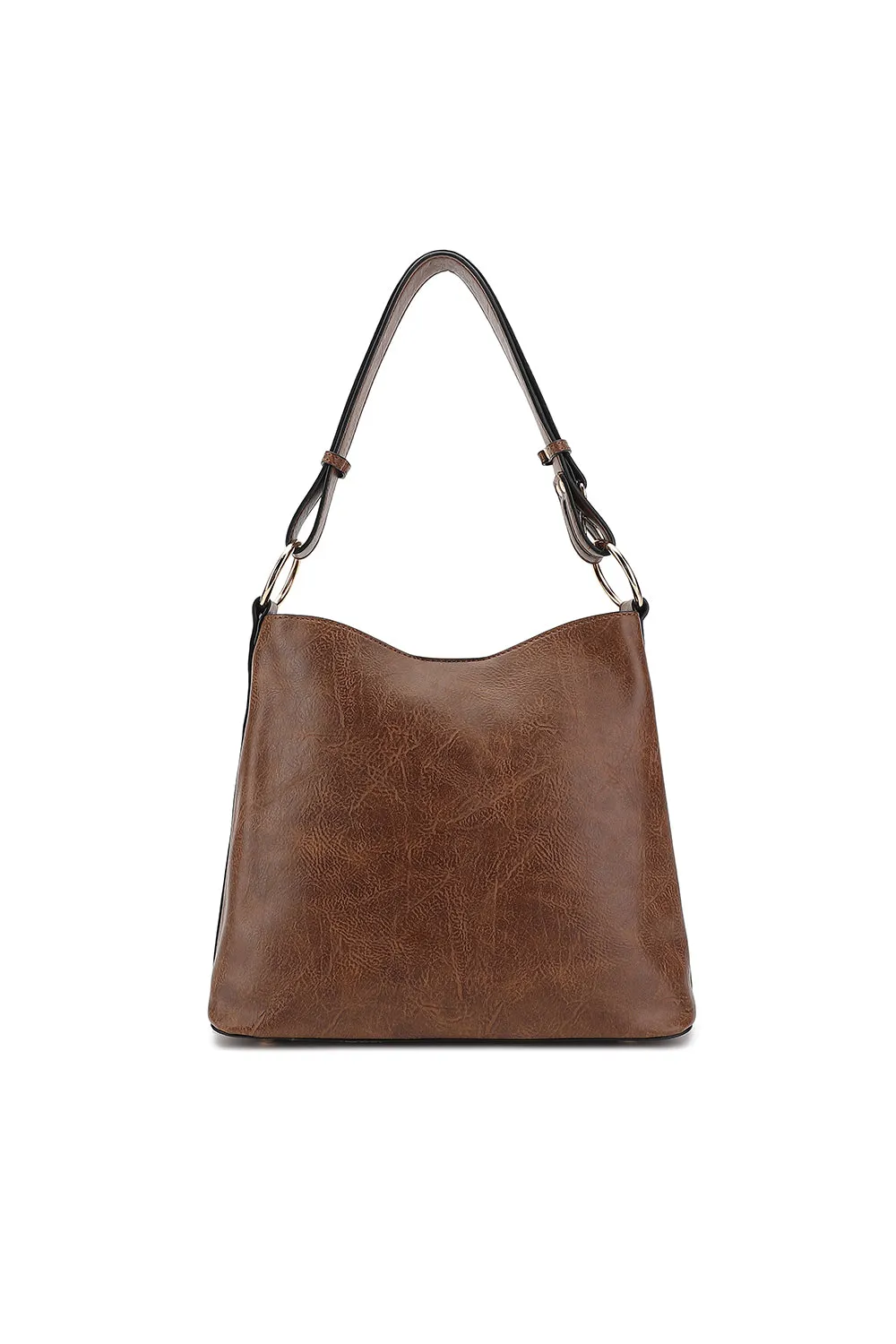 TRIPLE COMPARTMENT CONVERTIBLE HOBO 9546