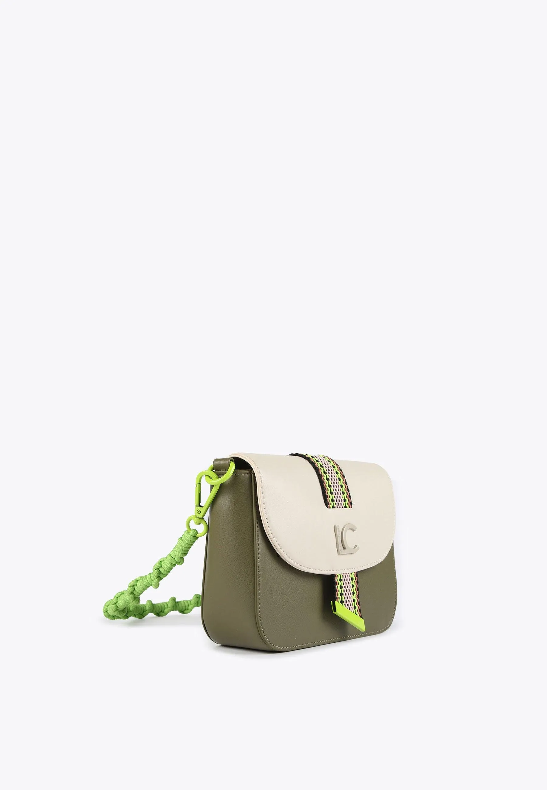 Two-tone crossbody bag