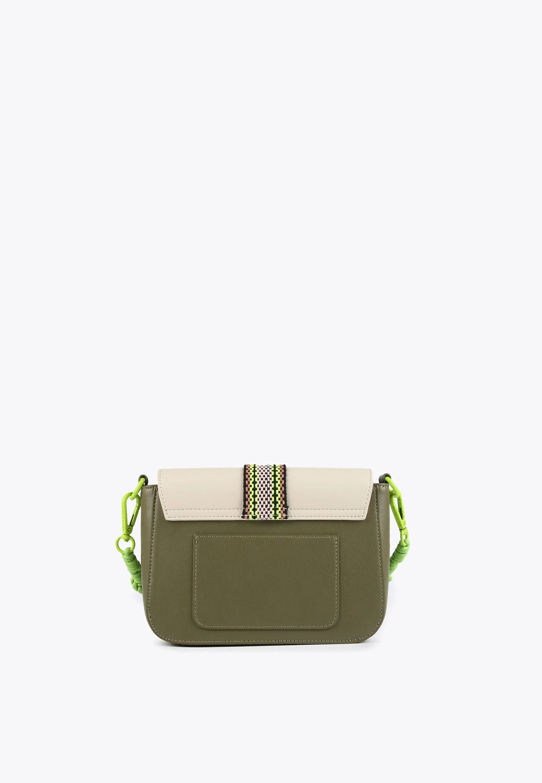 Two-tone crossbody bag
