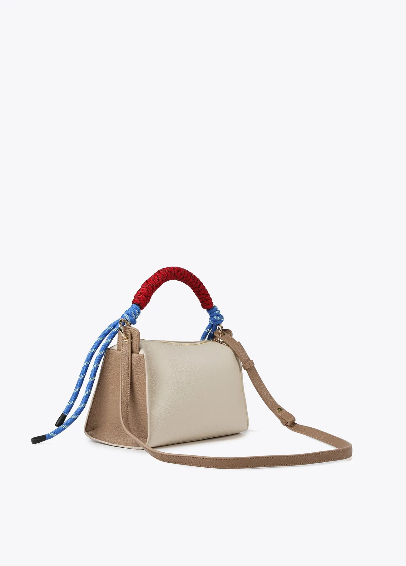 Two-tone crossbody bag