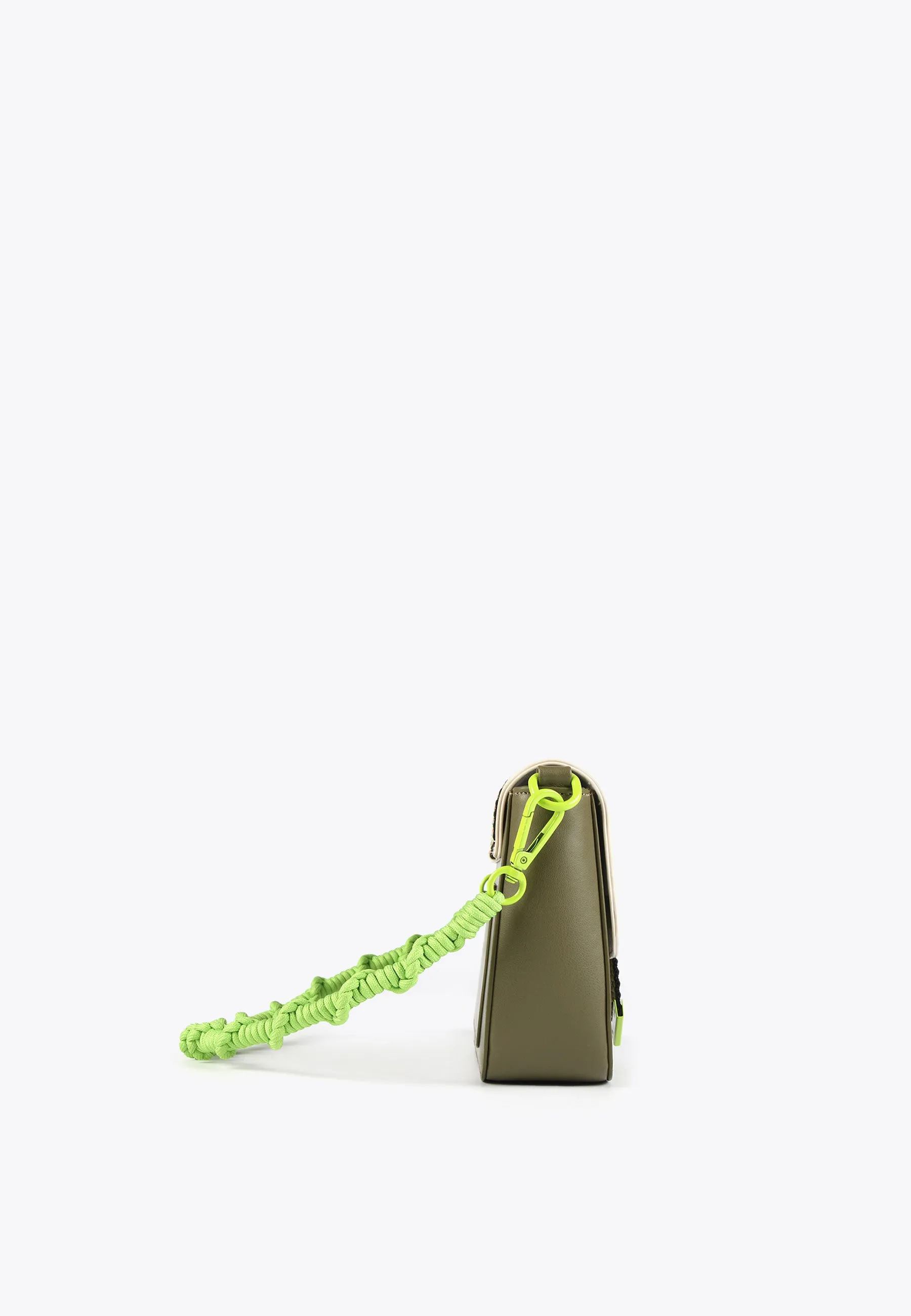 Two-tone crossbody bag